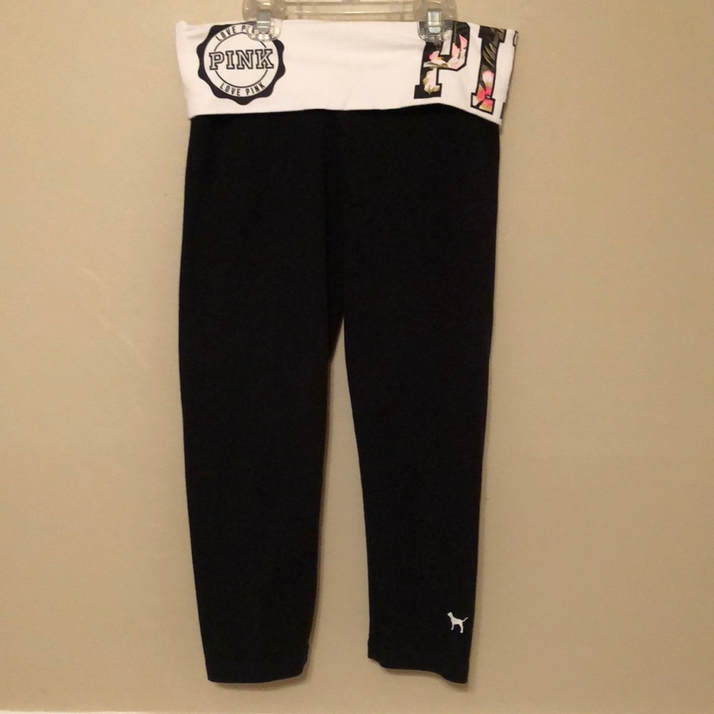 PINK VS Leggings/ yoga pants cropped